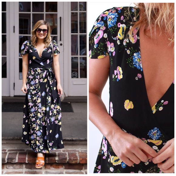 free people jess wrap dress